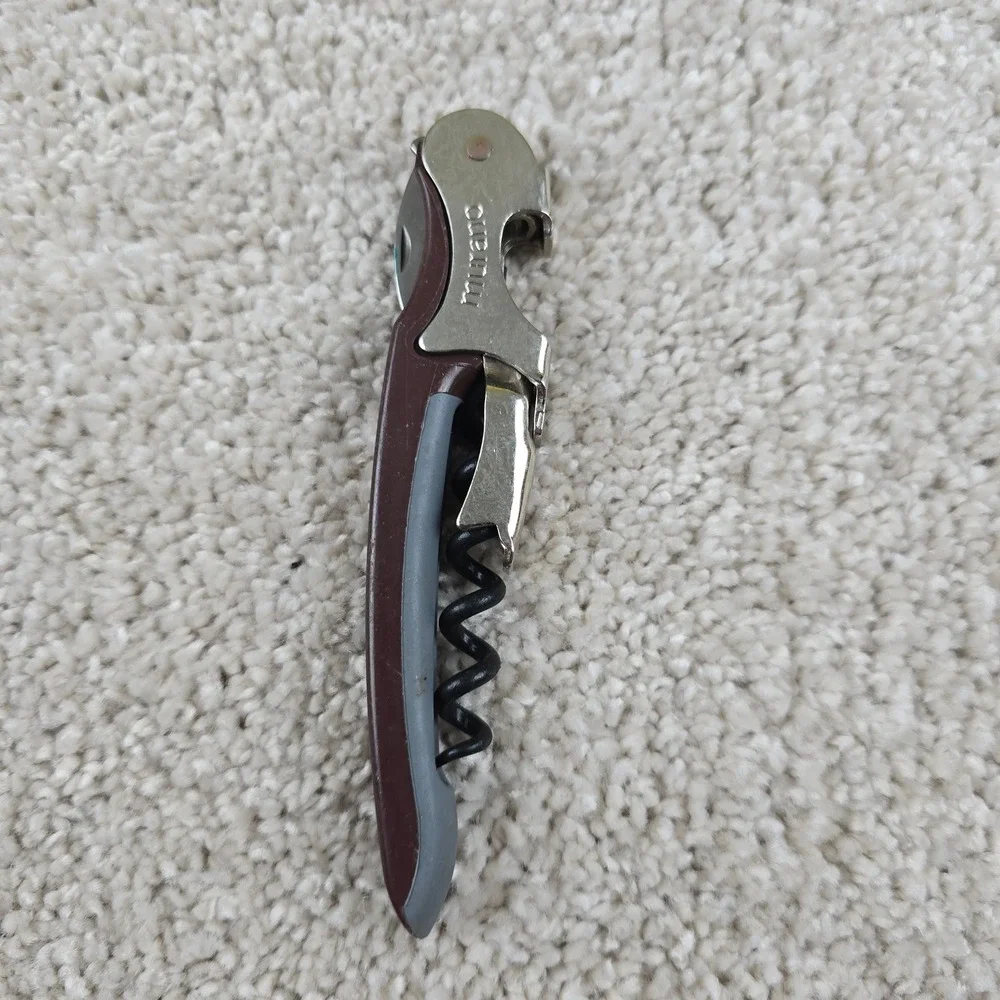 Murano Wine Opener Brown Marqués de‎ Murrieta Double Lever Sommelier Corkscrew
